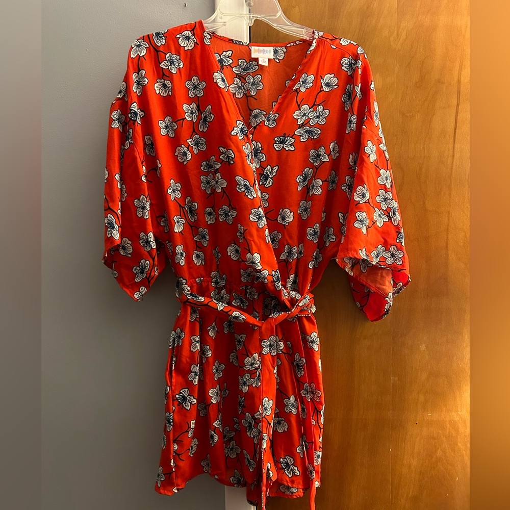 2/$12 Bundle-  Melinda- wide sleeve romper - small